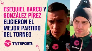 Esequiel #Barco y #GonzalezPírez eligieron el partido del campeonato para #River campeón