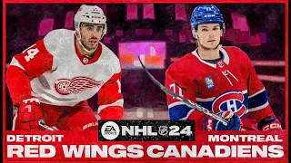 DETROIT RED WINGS vs. MONTREAL CANADIENS - Franchise Mode - NHL 24