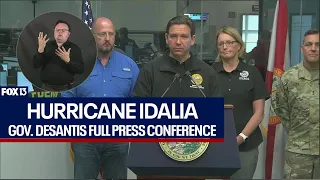 Governor DeSantis Hurricane Idalia recovery: Full press conference