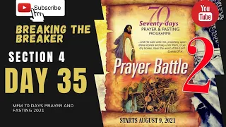 🔴 Day 35 MFM 70 Days Prayer & Fasting Programme 2021 Prayers from Dr DK Olukoya, Gen. Overseer, MFM