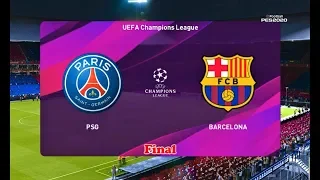 PES 2020 | PSG vs BARCELONA | UEFA Champions League FINAL