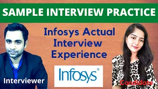 Infosys : Sample Interview Pratice | Infosys Mock Interview | Infosys Actual Interview