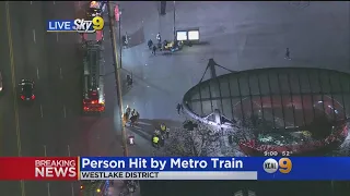 Person Hit By LA Metro Train In Westlake District