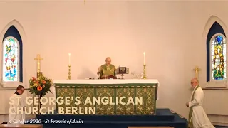 St George’s Anglican Church - Morning Eucharist Livestream - 4 October 2020 - St Francis of Assisi