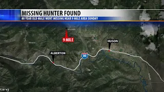 Missing hunter found near Missoula