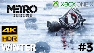 Metro Exodus 4K HDR Xbox One X Walkthrough Gameplay Part 3 Winter