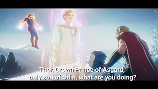 What If ? Thor Mom Entred Middle Fight With Captain Marvel | View Clip