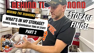 STORAGE FINDS, WHAT'S INSIDE? PART 2 SPORTS CARDS, COMICS, AUTOGRAPHS, MEMORABILIA, BALLS TONS!