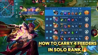 HOW TO DOMINATE SOLO RANK USING GRANGER #mlbb #mobilelegends