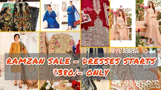 Biggest Ramzan Sale in Mumbra on Indian & Pakistani Dresses Starts ₹380/- Only 💰👗| Qumashh