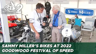 Sammy Miller's bikes at Goodwood Festival of Speed 2022