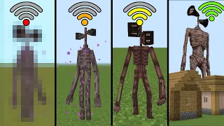 Siren Head with different Wi-Fi in Minecraft