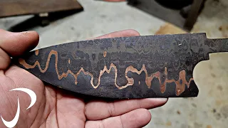 Making A Cable And Copper Chef Knife