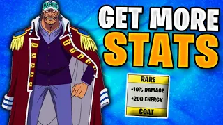 HOW TO GET VICE ADMIRAL'S COAT FOR MORE STATS | Blox Fruits