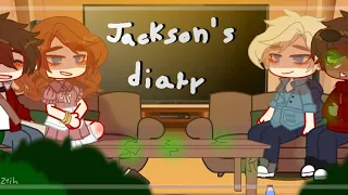 Past Jackson's Diary React (episode 1) Gacha club