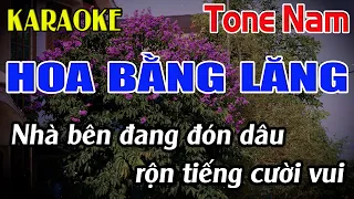 Hoa Bằng Lăng Karaoke Tone Nam Karaoke Đăng Khôi - Beat Mới
