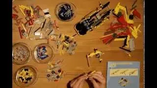 Timelapse of Complete Build of  Lego Technics 9396 Giant Helicopter