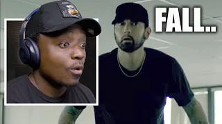 EM FELT DISRESPECTED | FIRST TIME REACTING TO Eminem - Fall (Official Music Video) REACTION