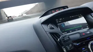 Focus ST Mk3 Stage 3 acceleration, sound Almost accident 340hp!