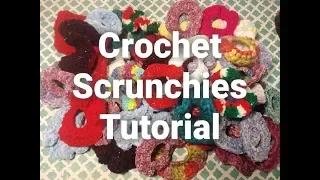 Crochet Hair Scrunchies