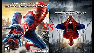 مقارنة بين لعبة  The amazing spider man 1 VS 2