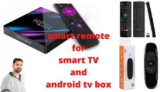 SMART REMOTE for h96 max ,smart tv and android tv box!! how to make your tv more smarter!!voice