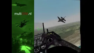 F-16 Mixed Reality with full cockpit