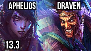 APHELIOS & Braum vs DRAVEN & Thresh (ADC) | 1000+ games, 6/2/5, Dominating | KR Grandmaster | 13.3