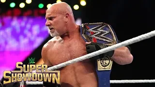 Goldberg Champion! Review WWE Super ShowDown 2020