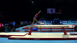 PEDRO Carolyne (BRA) - 2022 Artistic Worlds, Liverpool (GBR) - Qualifications Balance Beam