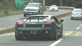 Lamborghini Gallardo Superleggera w/ Tubi Exhausts - Backfire Revs INCREDIBLE Loud