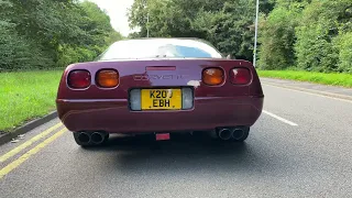 C4 Corvette Muffler Delete - Drive By & Revs