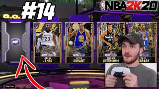 14 G.O.A.T Galaxy Opal Pulls | Throwback NBA 2K20 MyTeam Pack Opening - 1 Million MT Packs!