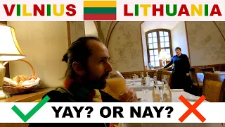 Should you visit VILNIUS, LITHUANIA? Old Town & Lithuanian Food