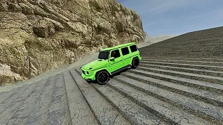 Cars vs Stairs | Part-4 | BeamNG.Drive | BMNG Smash