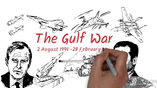 The Gulf War - explained in 2 minutes - mini history - 3 minute history for dummies