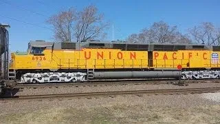 Union Pacific DDA40X Centennial #6936 in Freight Service on the Kansas Sub!