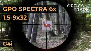 GPO SPECTRA 6x 1.5-9x32 Reticle G4i | Optics Trade Reticle Subtensions