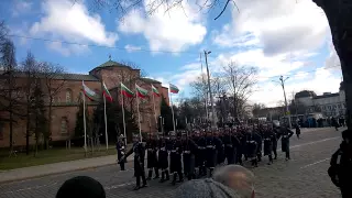 Тренировочный марш гвардейцев Болгария София