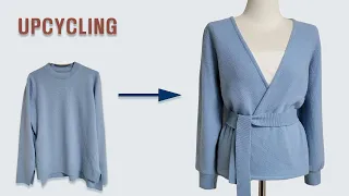 DIY Upcycling a knit|니트 리폼|스웨터|sweater|가디건|Cardiganㅣ안입는옷 리폼|Refashion|옷수선|옷만들기
