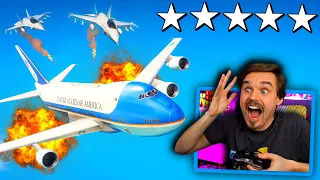 In GTA 5.. I STOLE Air Force One from The President! (Unbelievable!)