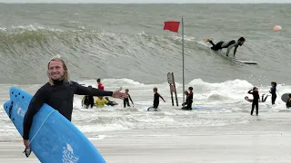 I Tried Surfing Storm Waves in Belgium