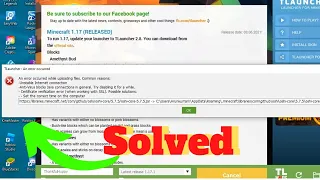 Fix minecraft tlauncher an error occurred while uploading files common reasons in Windows Pc