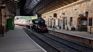 Eric Treacy arriving at Pickering NYMR June 2021