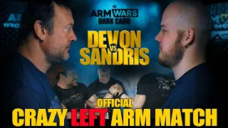 DEVON LARRATT Vs. SANDRIS SEDIS LEFT HAND - OFFICIAL MATCH FULL FILM VERSION - ARM WARS ‘DARK CARD’