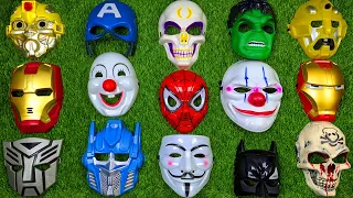 Ultimate Superheros Spider Man, Captain America, Bumblebee,Lion,Hulk, and Iron man Masks You'll Need