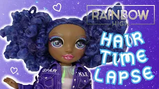 Krystal Bailey Hair Restyle! Rainbow High Doll Time Lapse RH