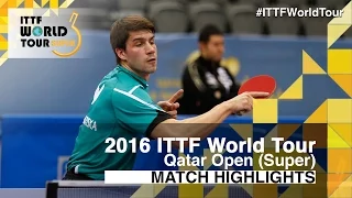 2016 Qatar Open Highlights: Patrick Franziska vs Chuang Chih-Yuan (R1)