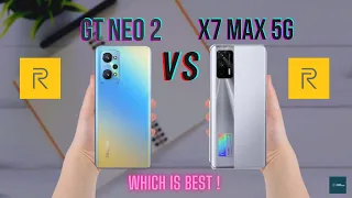 REALME GT NEO 2 VS REALME X7 MAX | Full Comparison