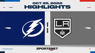 NHL Highlights | Lightning vs. Kings - October 25, 2022